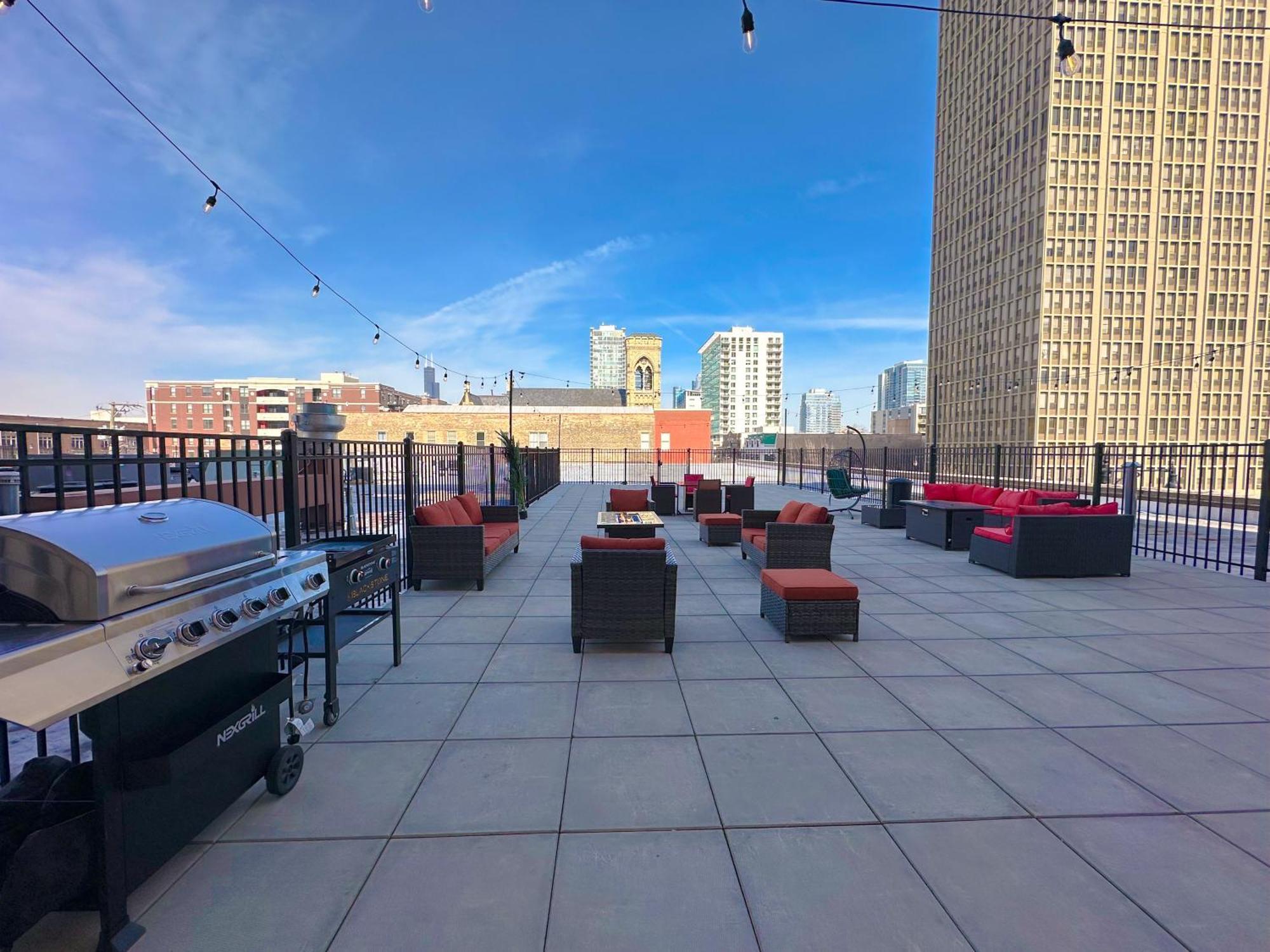 Mccormick Place 3Br Luxury Penthouse Duplex With Personal Rooftop And Optional Parking For 8 Guests In Chicago South Loop Exteriér fotografie